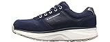 JOYA Dynamo Zip W Dark Blue, Damensneaker in stilvollem Look aus Veloursleder, für Bequeme Bewegung im Alltag, komfortable Damenschuhe, Dunkelblau, 42 1/3