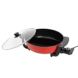1300W Elektrische Hot Pot Topf mit Trennwand Suppentopf Elektrischer Kochtopf Doppelseitig Trennbarer Kochtopf mit Deckel Electric Hot Pot Fondue