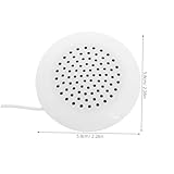 Homoyoyo 2 Stück Mini Lautsprecher Tragbar mit Klinkenstecker Kompakt für Tablet Handy Hochwertige Audioqualität Freihändiges Musikhören für Reisen und Schlafen