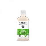 SANTE Naturkosmetik Jeden Tag Shampoo Bio-Apfel & Quitte, Milde Haarpflege für normales Haar, Tägliche sanfte Reinigung, Spendet Feuchtigkeit, Vegan, 250ml