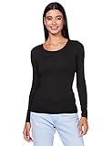 ONLY Damen Onllive Love Life L/S Oneck Top Noos JRS T-Shirt, Schwarz, M EU