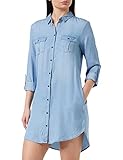 VERO MODA Female Midikleid Shirt- MLight Blue Denim