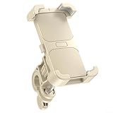 Navigationstelefonhalterung für Motorrad und Elektro für Fahrrad mit 360-Grad-Drehung, super starker Arm und rutschfestem Gummigriff, kompatibel mit Lenker u