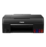 Canon Multifunktionsdrucker PIXMA G650 MegaTank Drucker Tintenstrahldrucker Scanner Kopierer (4.800 x 1.200 dpi, Fotodrucker 10x15 cm,, LC Display, WLAN, Wireless Printing, Auto Power On/Off) schwarz