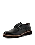 Clarks Herren Batcombe Hall Derbys, Schwarz (Black Leather), 43 EU