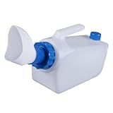 SHERCHPRY Urinal für Männer und Auslaufsichere Urinflasche für Camping Reisen und Outdoor Aktivitäten Tragbares Uriniergerät für Stehende und Sitzende Nutzung