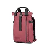 WANDRD PRVKE 15L V4 Kamerarucksack: eingebauter Kamera-Cube-Reiserucksack mit schnellem seitlichem Zugriff, Rolltop-Erweiterung, Klappöffnung, magnetische Tragegriffe, Rhone Burgunderrot, 15L