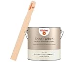Alpina Feine Farben inkl. Rührstab – No. 08 Elegante Gelassenheit – edelmatte Innenfarbe - Wandfarben für einzigartige Farbwirkungen und Raumstimmungen – Ruhiges Hellbeige - 2,5 Liter