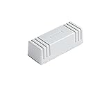 Dahle Whiteboard Löscher (Magnetischer Wischer für Trockenreinigung auf vielen Oberflächen, inkl. Filzstreifen) grau