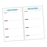 DIYEAH 40 Blatt Nachfüllpapier A6 Mit 6 Löchern Perfekt Für Notizbuch Planer Und Tagebuch Ideal Für Kreative Notizen Skizzen Und Organisation Im Alltag