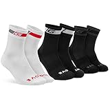 GripGrab Unisex-Adult 4 Jahreszeiten Multipack Fahrradsocken 3er Pack Frühling Sommer Herbst Winter Merinowolle Socken Vorteilspack Fahrrad, Schwarz, M (41-44), 9006