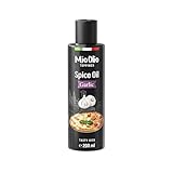 Mioolio 1x200ml Knoblauch-Öl - Aromatisches Würzöl für Pizza, Pasta, Gemüse & Fleisch - Ohne Palmfett, Konservierungsstoffe & Glutenfrei - Ideal zum Kochen & Nachwürzen
