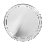 PartyKindom Aluminium Pizza Backhaube Rund Vielseitiger Ofenpan Abdeckdeckel für Pizzableche Kuchen und Kekse Einfache Einteiliges Design zur Gärgas Retention für Haushalt und
