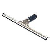 GBPro Edelstahl Fensterwischer, Abzieher (profi fensterabzieher) mit doppelseitiger rubberen verwijderblad, Gummilippe 35 cm