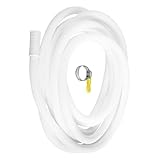 BUGUUYO Flexible Ablaufschlauch Verlängerung für Klimageräte Dickwandiger Air Conditioner Drain Hose mit Edelstahl Schlauchschelle Leicht Installierbar Langlebig und Wasserführend für