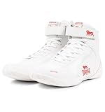 Lonsdale Unisex RUFFORD Boxschuhe, Weiß Rot, 42 EU