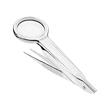 First Aid Only Pinzette mit Lupe | Praktische Kombination...