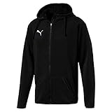 PUMA Herren LIGA Casual Hoody Jacket Jacke, Puma Black-Puma White, XXL