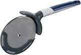 Tasty XXL Pizzaschneider mit Soft-Touch-Griff, Rostfreier Edelstahl - Schnell, Sauber & Mühelos Pizzateilen, Spülmaschinengeeignet, Grau/Blau/Silber, 25x11cm