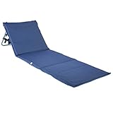 ONVAYA Premium Strandmatte 2cm gepolstert mit Rückenlehne |...