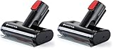 Genius Invictus X9 Motorisierte Mini-Elektrobürste Akku-Staubsauger 8.000 U/min - zur idealen Reinigung von Polstermöbeln, Teppichen und Matratzen (kompatibel mit Invictus X9) (Packung mit 2)