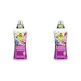 COMPO Hortensien- und Kameliendünger für alle Moorbeetpflanzen, Spezial-Flüssig-Dünger mit extra Eisen, 1 Liter (Packung mit 2)