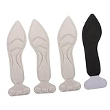 FOMIYES 2 Paare Massage sohlen aus Atmungsaktivem Schaumstoff Stoßdämpfende Schweißabsorbierende Einlegesohlen für Schuhe mit Fersenschutz Hautfarben Passend Zuschneidbar