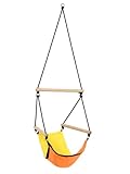 AMAZONAS Kinder Hängesessel Kid's Swinger Yellow - für 3 bis 6 Jahre - Belastbarkeit bis 60 kg – Abmessungen ca. 35 x 60 x 160 cm - für drinnen oder draußen