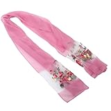 Holibanna 1Pc Seidenschal Sommerschal Überwurf Schleier Für Sommer Rosa