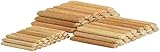 wolfcraft 40 Langholzdübel aus Buchenholz I 2908000 I FSC zertifiziert und Made in Europe I optimal für Holzverbindungen I gemäß DIN 68150