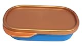 Tupperware to Go Lunchbox Clevere Pause 120 ml Brotdose Mini Twin Eco+ Schule (blau gold 120ml)