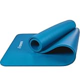 ScSPORTS® Yogamatte - 190 x 80 cm, 1,5 cm Stärke, Rutschfest, Faltbar, mit Tragegurt, Mehrere Farben - Gymnastikmatte, Sportmatte, Fitnessmatte, Trainingsmatte für Fitness, Pilates, Sport (Hellblau)