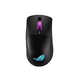 ASUS ROG Keris Wireless Gaming Maus (kabellos oder kabelgebunden nutzbar, 16.000 dpi, 400 ips, 1000Hz Abtastrate, leichtgewichtig, Aura RGB Beleuchtung)