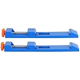 TOBBOMEY 2 Stück Verstellbare Kreissäge Führungsschiene mit Stabilem Bodenanschlag für Präzises Schneiden von Holz Laminat und Fliesen Handkreissäge Führung und Positionierhilfe