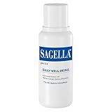 SAGELLA pH 3,5 – DAILY WELL-BEING: Intimwaschlotion mit Milchsäure und Salbei-Extrakt für die tägliche Intimpflege, 500 ml