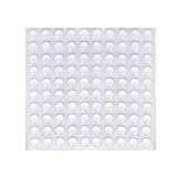 100 Stück Gummipuffer, Elastikpuffer, Möbelpuffer Gummipuffer Selbstklebend, Transparent Schutzpuffer Gummipuffer Anschlagdämpfer, Bumper Pads für Möbel Notebook, Schränke, Schubladen