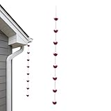 Regenfangkette | Rosenkette, Regenauslauf-Ersatz, robustes Werkzeug, Wasserauffangbehälter, Fallrohr für Dachentwässerung, Zuhause, Outdoor, Haus, Schuppen