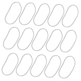 DOITOOL 1500 Stück Mini Haargummis Transparent Elastische Haargummis Weiche Gummibänder Kleine Haarbänder Schonend für Frauen Mädchen Geeignet für Pferdeschwanz Zöpfe Frisuren