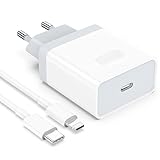 Anigaduo 25W Ladegerät and 2M Ladekabel Kabel für iPhone 14/14 Plus/14 Pro/14 Pro Max/13 12 11 SE, USB C Schnellladekabel Netzteil Stecker Power Adapter Schnellladegerät Ladestecker Netzstecker