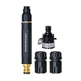 Generisch Wasserschlauchdüse | 3 Modi Leckfreier Anschluss Als Reinigungswerkzeug,Gartenschlauch Düsenaufsatz | Zur Bewasserung Von Pflanzen Rasen Und Fensterreinigung