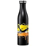 LURCH Isolierflasche 30 Jahre Edition aus Edelstahl 0,75l für unterwegs, Schwarz