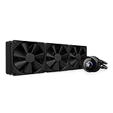 NZXT Kraken 360 - RL-KN360-B1-360mm AIO CPU Wasserkühlung - 1,54' LCD Display 240x240-3x120mm PWM Fans - EIN Breakoutkabel zur einfachen Installation - Schwarz