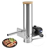 Rauchgenerator mit Pumpe, Elektrisch Kaltrauchgenerator aus Edelstahl, Raucherzeuger für Räucheröfen Smoker, Rauchgenerator zum Kalträuchern von Fisch, Fleisch, Käse