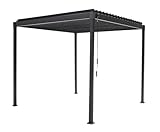 MIRADOR Pergola 80 Solid 3x2,4 m Stahl Anthrazit...