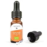 NeoOrganic® BIO Kurkumaöl (Curcuma Longa) zum Aromatisieren und Würzen von Speisen und Getränken - 100% naturreines ätherisches BIO-Öl - 10 ml