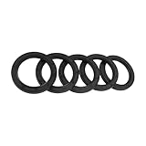 A ABSOPRO Universal Öldichtring TG4 Lippendichtring Drehwellendichtung 55x75x8mm Hochdruck NBR Gummi Schwarz 5 Stück