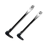 Nagelzieherset 2-Teiliges,12”Brechstange,10” Mini-Brechstange, Katzenkralle Nagelentferner, Brechstangenset,für Küchenrenov-JOVANT