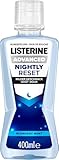 LISTERINE Advanced Nightly Reset milder Geschmack (400 ml), Mundspülung zur Reminalisierung des Zahnschmelzes, bekämpft über Nacht die Spuren des Tages und reinigt tiefenwirksam