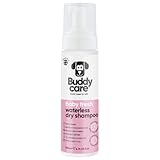 Buddycare Wasserloses Trockenshampoo für Hunde (200 ml) – Babyfrischer Duft, für empfindliche Haut, natürliches Hunde-Trockenshampoo ohne Ausspülen, für sauberes & frisches Fell, alle Rassen & Größen