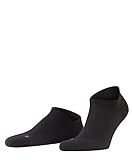 FALKE Unisex Socken Cool Kick Sneaker, Atmungsaktiv Schnelltrocknend, 1 Paar, Schwarz (Black 3000), 42-43